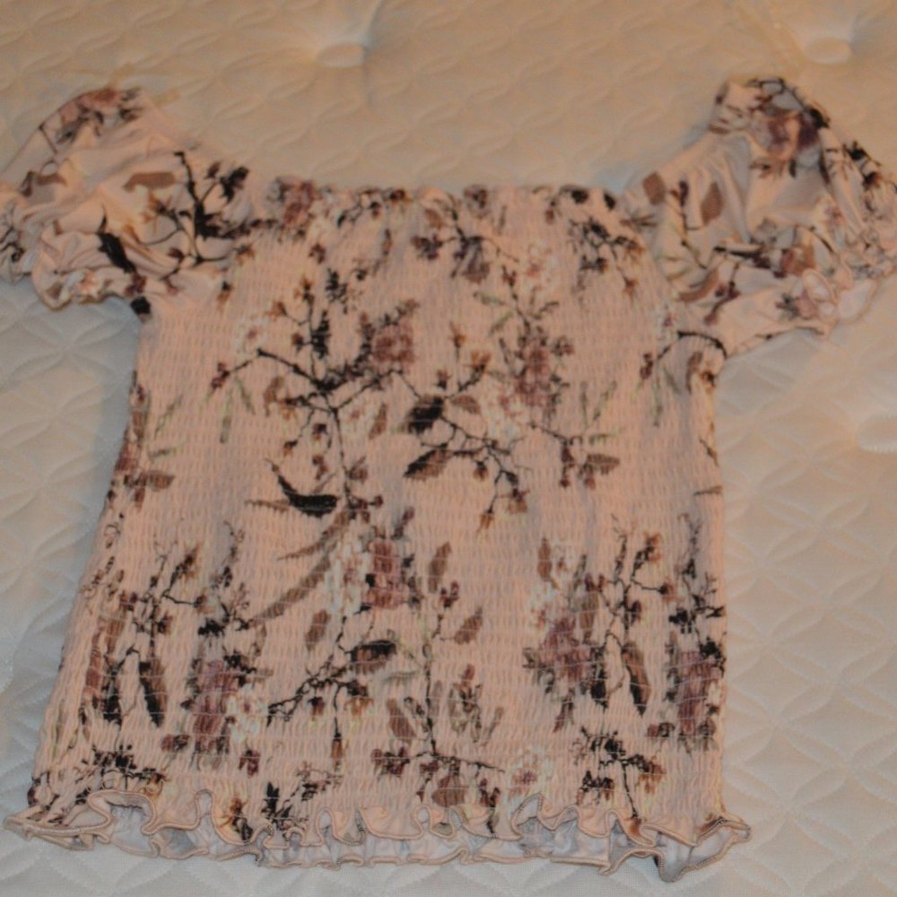 Floral crop top